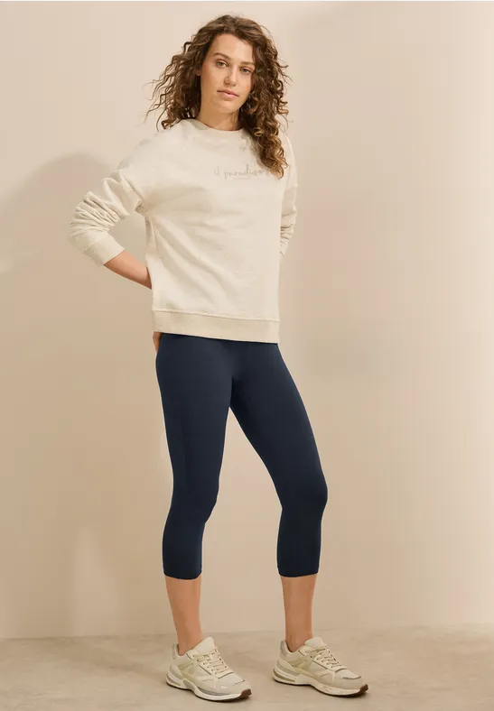 Bequeme Stretch-Capri-Leggings