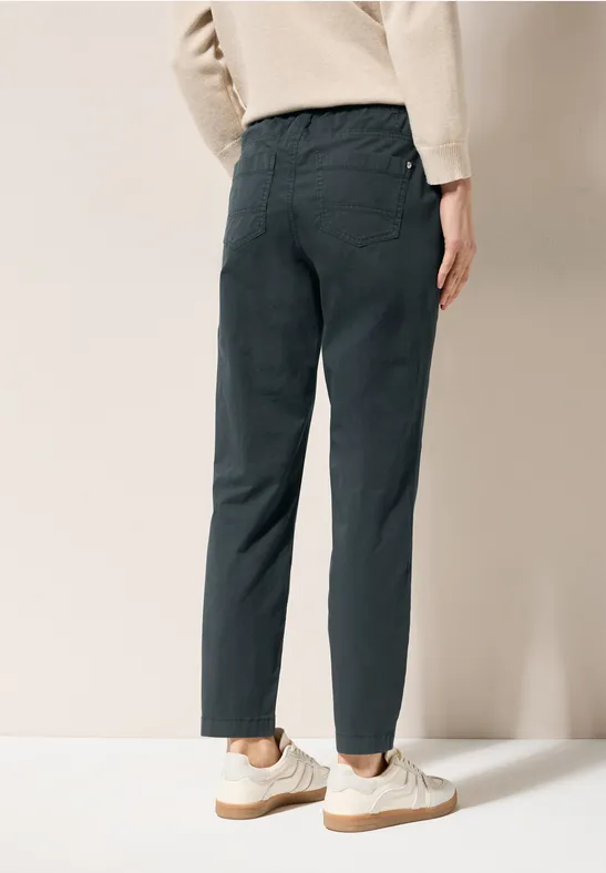 Damen lässig geschnittene Cropped Hose