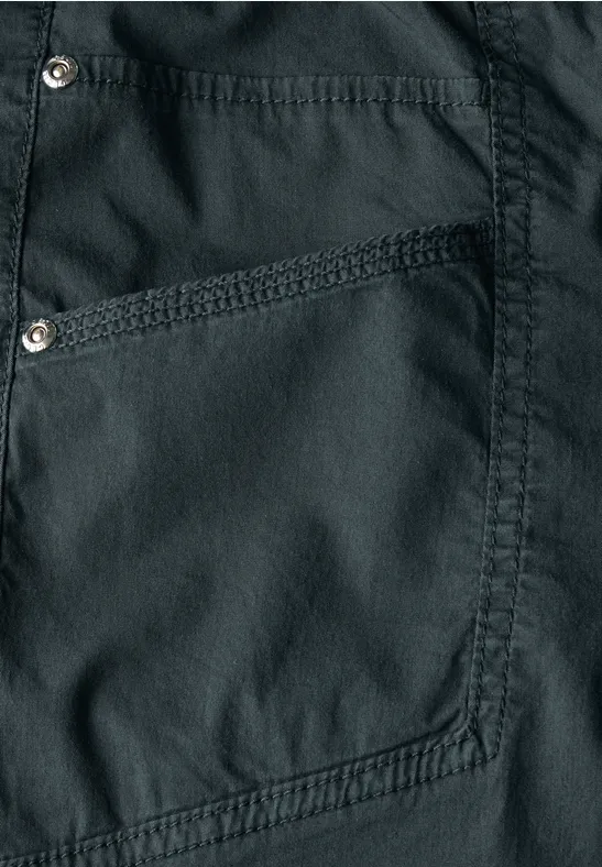 Damen lässig geschnittene Cropped Hose