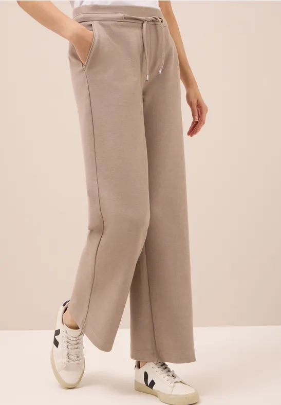 Damen Wide-Leg Hose mit hohem Bund