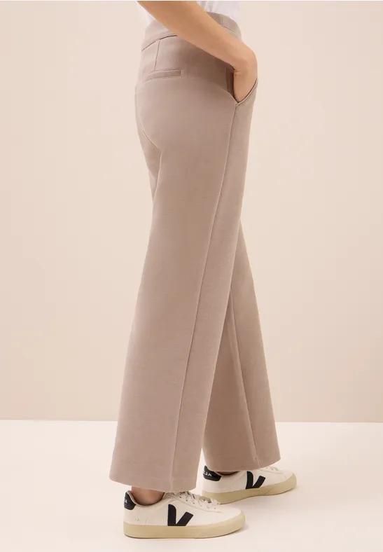 Damen Wide-Leg Hose mit hohem Bund