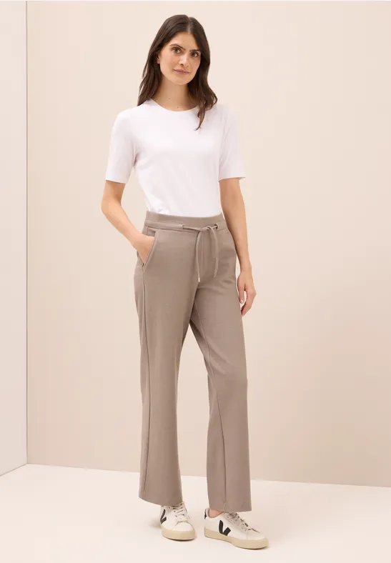 Damen Wide-Leg Hose mit hohem Bund