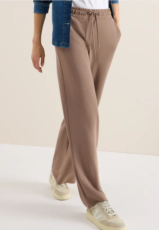 Damen Wide-Leg Hose mit hohem Bund