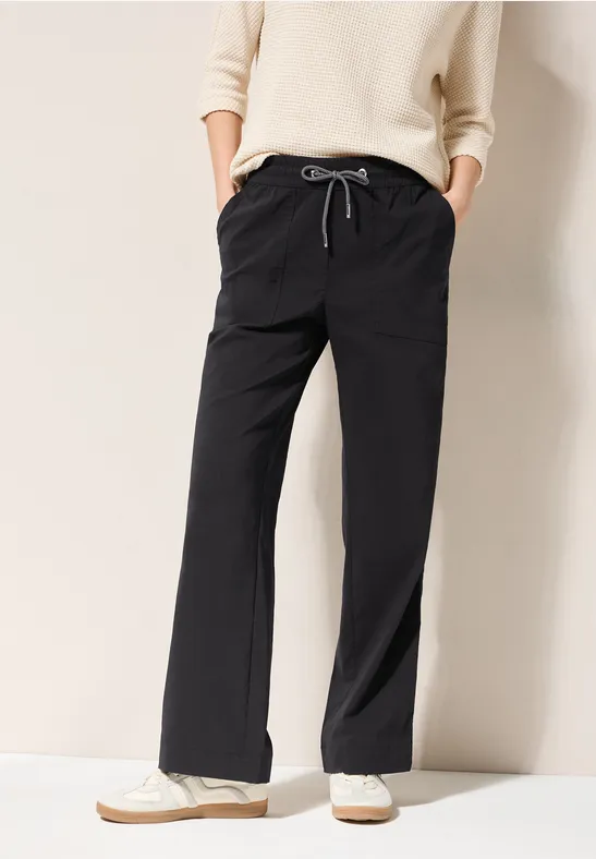 Damen Loungehose mit weitem Bein