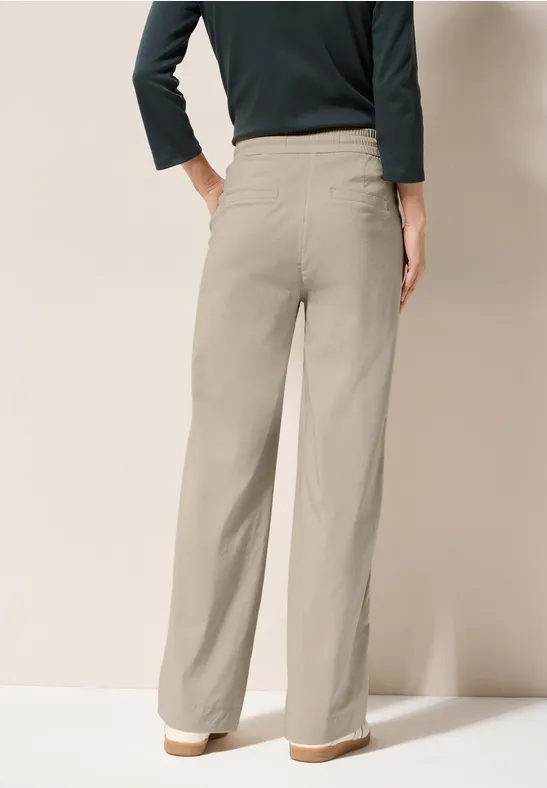 Damen Wide Leg Freizeithose