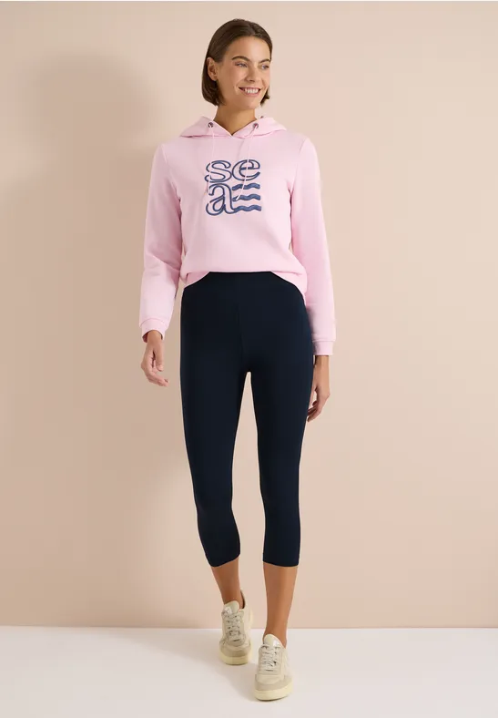 Essentielle, verkürzte Stretch Leggings