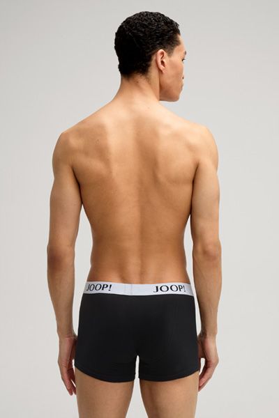 Joop! schwarze Cotton-Stretch-Boxershorts mit Logo-Bund