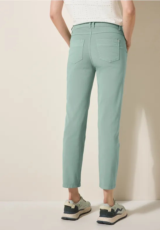 Damen Straight Leg Cropped Hose