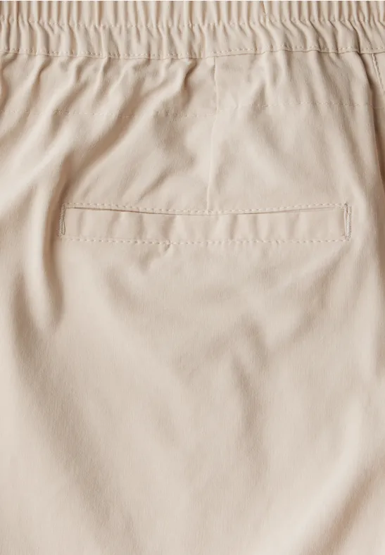 Beige Cargo-Hose mit lockerer Passform
