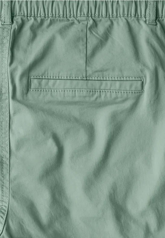 Damen Twill Bermuda Shorts im Casual-Look