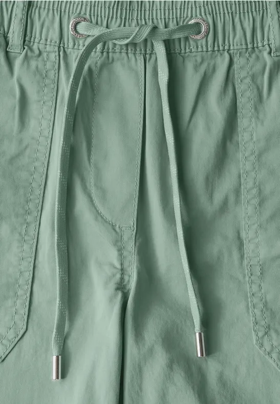 Damen Twill Bermuda Shorts im Casual-Look