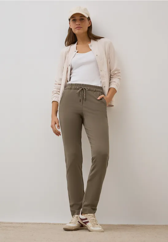 Lässige Jerseyhose mit Kordelzug