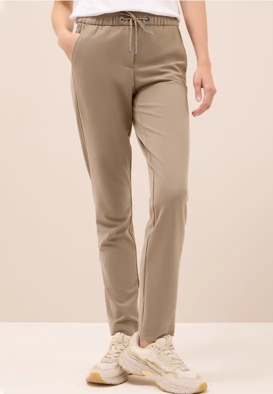 Lässige Jerseyhose mit Kordelzug