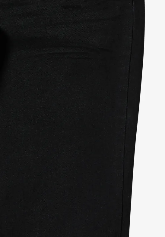 Schlank geschnittene High Waist Jeans