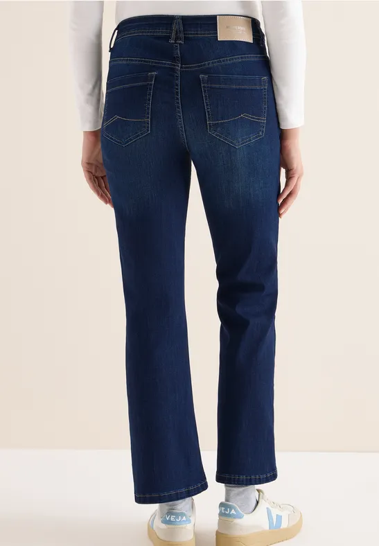 Damen Bootcut Jeans mit Hoher Taille