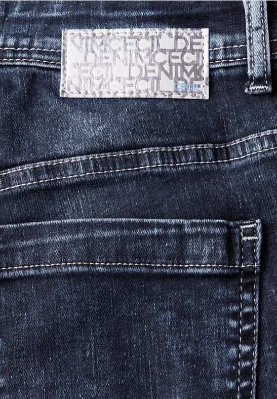 Damen Bootcut Jeans mit Hoher Taille