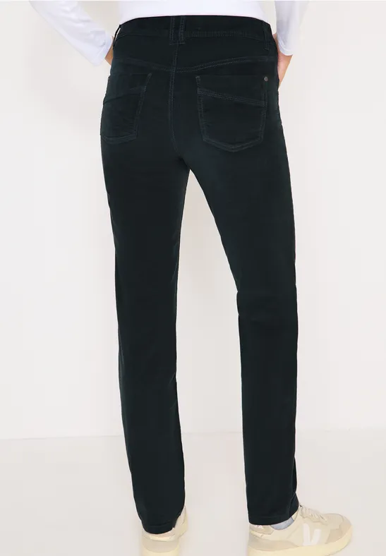 Schmal geschnittene Cordhose