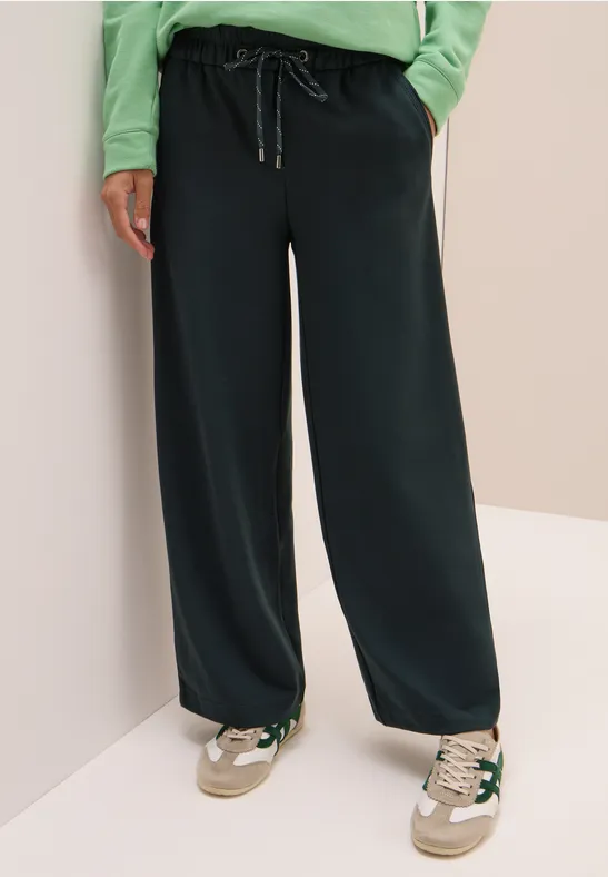Damen Jersey-Loungehose mit geradem Bein