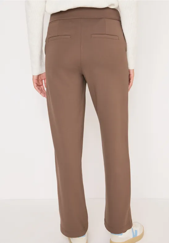 Gerade Jersey-Freizeithose