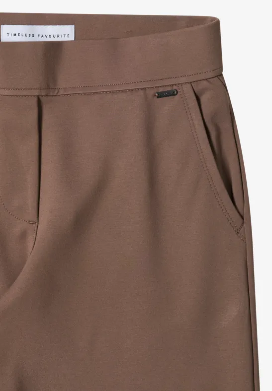 Gerade Jersey-Freizeithose