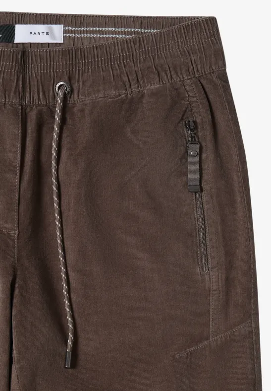 Lässige Kordhose mit Kordelzug