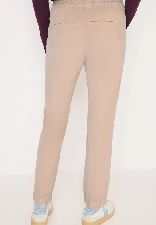 Cordhose mit lässiger Passform und Reißverschlusstaschen