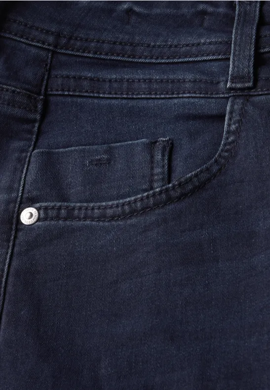 Weit geschnittene Jeanshose
