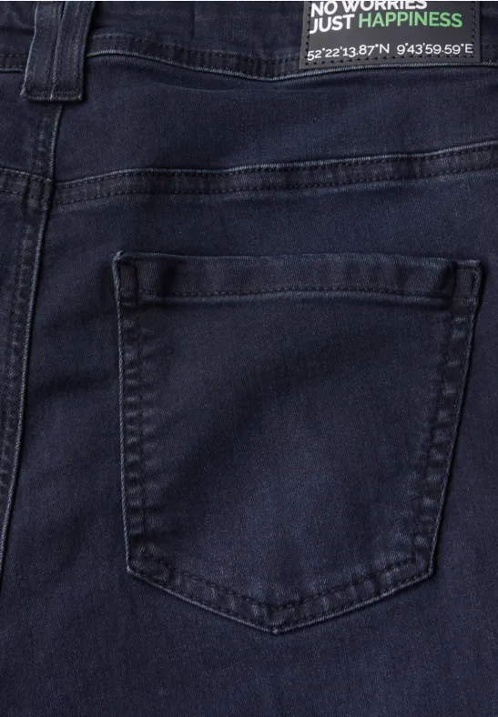 Weit geschnittene Jeanshose