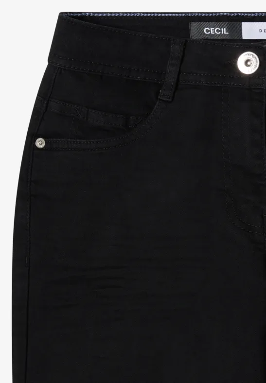 Weitgeschnittene Jeans mit hohem Bund
