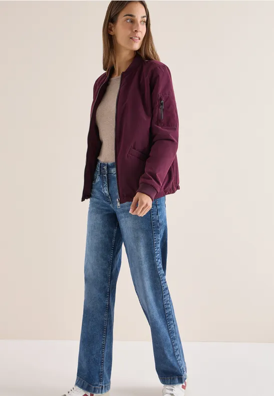 Damen Wide Leg Jeans Denim