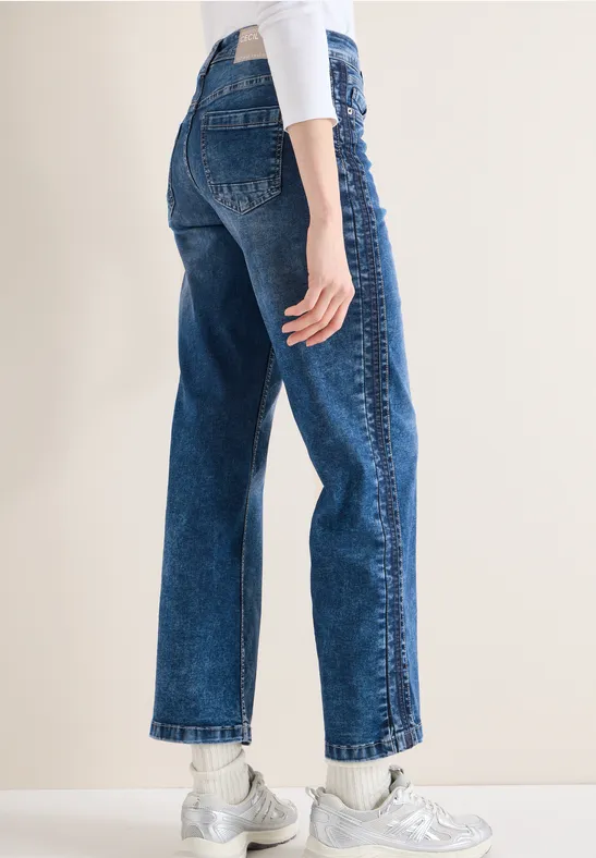 Damen Wide Leg Jeans Denim