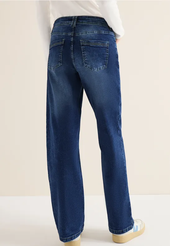 Damen Wide Leg Jeans Denim