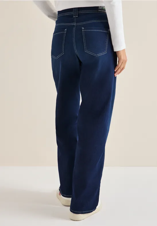 Damen Wide Leg Jeans Denim