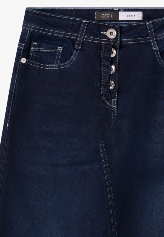 Damen Wide Leg Jeans Denim