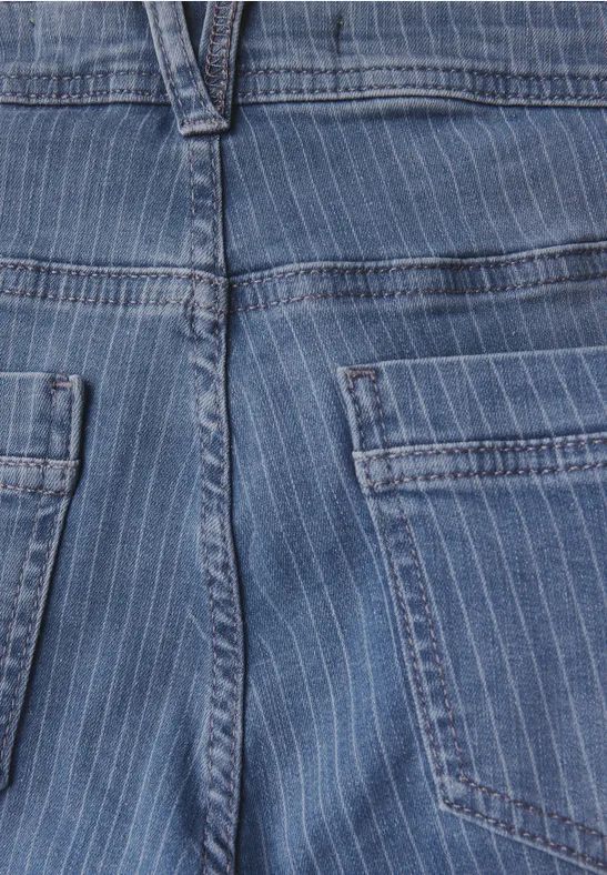 Gestreifte Casual Fit Jeans Scarlett