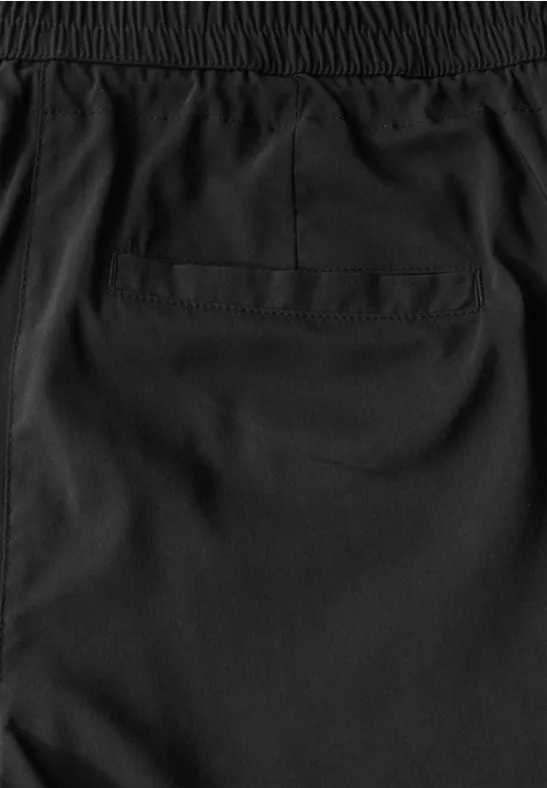 Loose-Fit-Bermudashorts aus Baumwollmischung