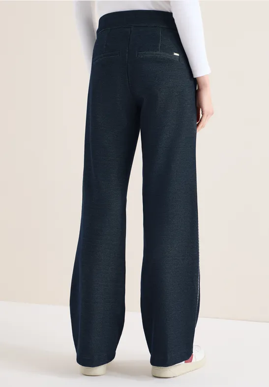 Damen Loungehose mit weitem Bein