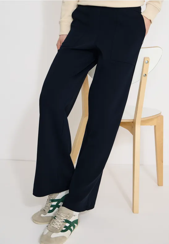 Damen Loungehose mit weitem Bein