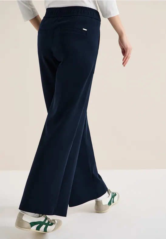 Damen Loungehose mit weitem Bein