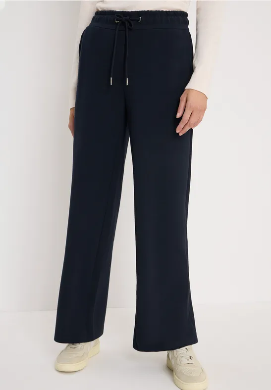 Damen Loungehose mit weitem Bein