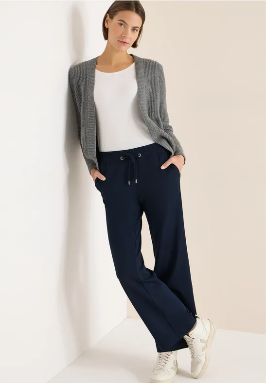 Damen Loungehose mit weitem Bein