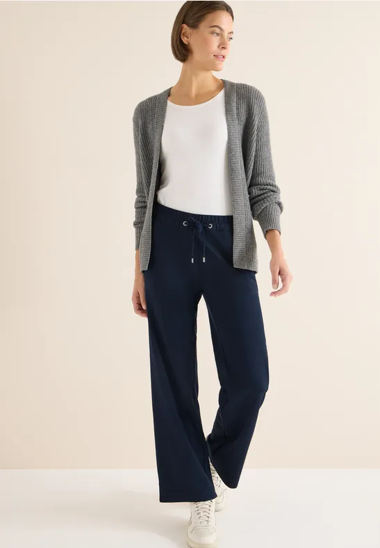 Damen Loungehose mit weitem Bein