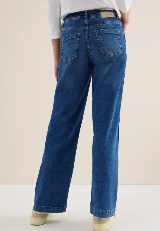 Damen Loose Fit Jeanshose aus Denim