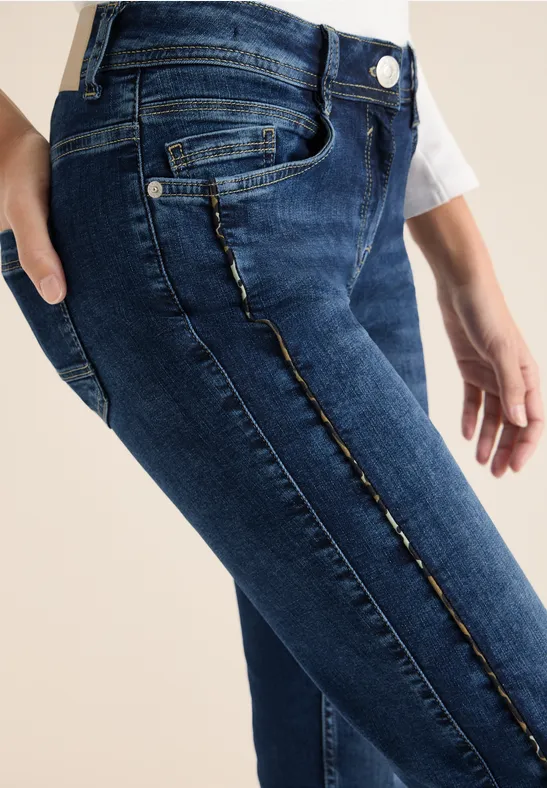 Damen Loose Fit Jeanshose aus Denim