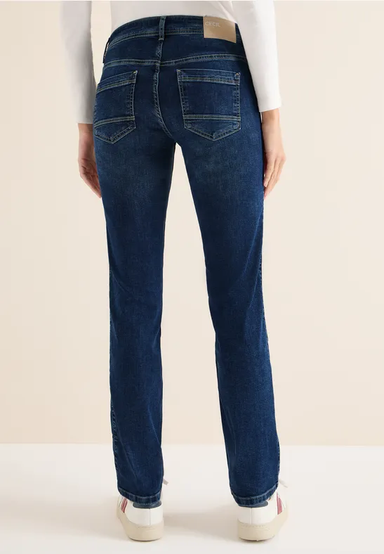 Damen Loose Fit Jeanshose aus Denim