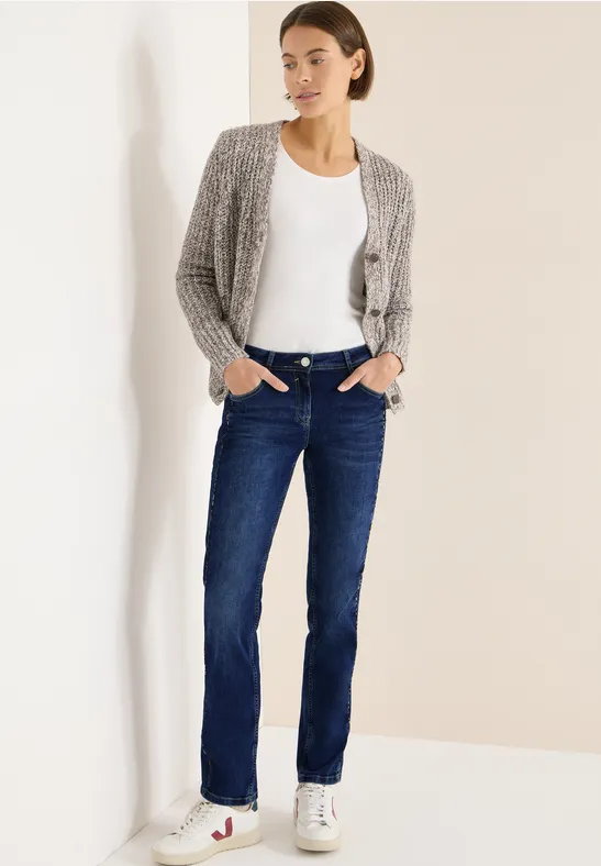 Damen Loose Fit Jeanshose aus Denim