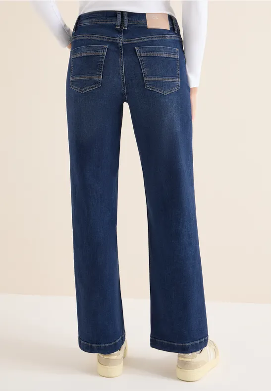 Damen Loose Fit Jeanshose aus Denim