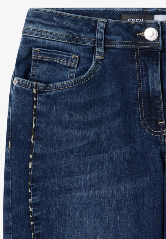 Damen Loose Fit Jeanshose aus Denim