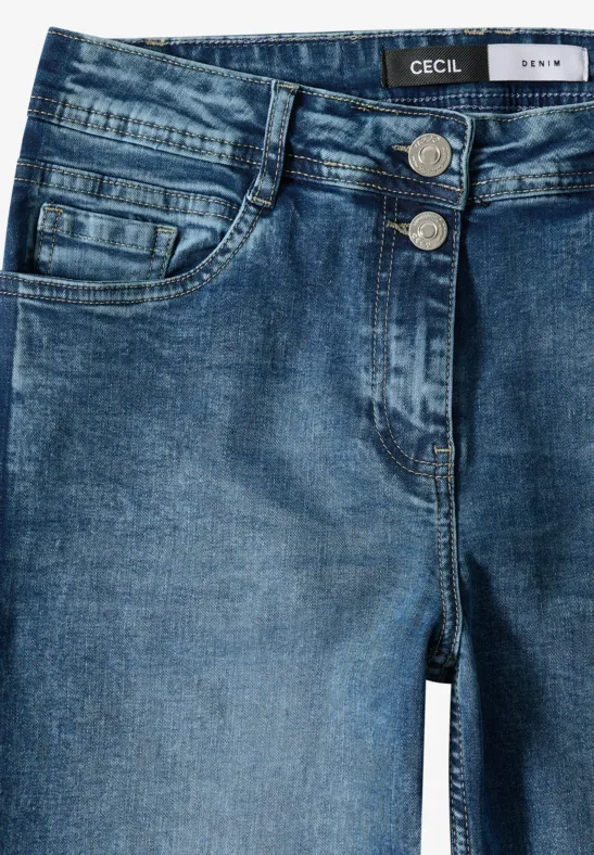 Damen Loose Fit Jeanshose aus Denim