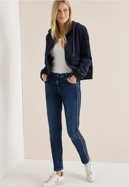 Damen Loose Fit Jeanshose aus Denim